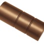 Gardinia Windsor Endstück Zylinder, Bronze, 2er-Pack, für 25 mm Stangen.