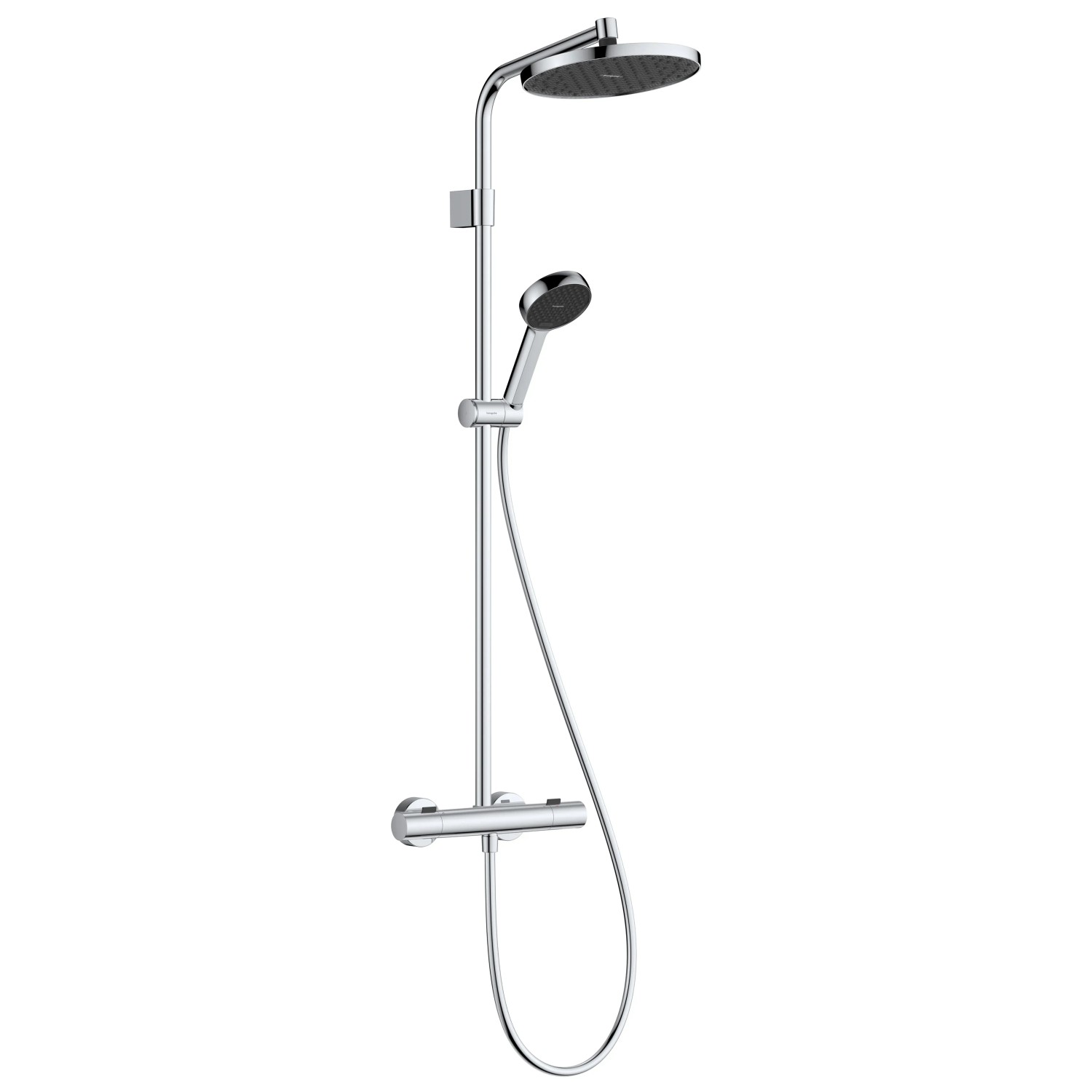 Hansgrohe Duschsystem Activera S 240 EcoSmart Regendusche mit Thermostat Chrom