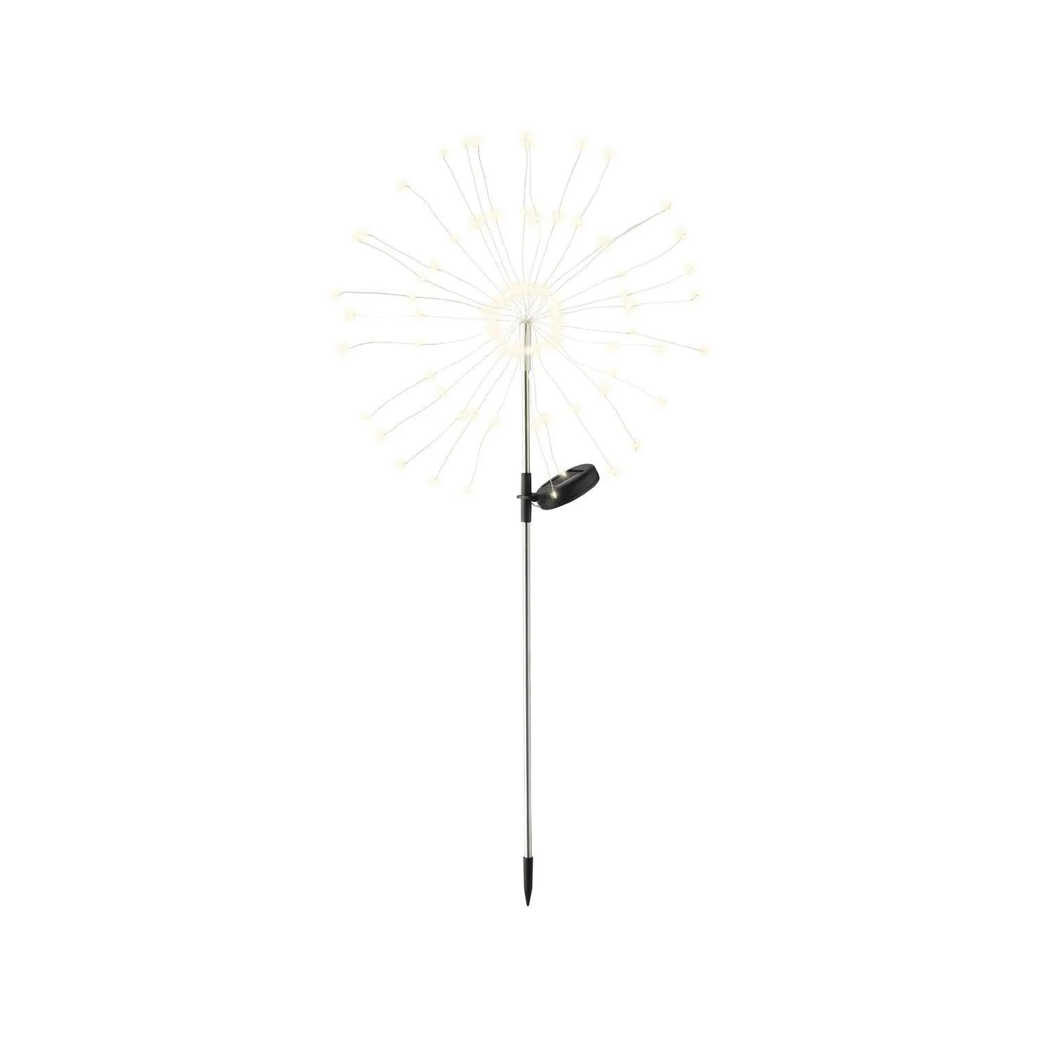 Marelida LED Solarstab FEUERWERK Gartendeko Gartenstecker H  100cm Solarleuchte Sensor