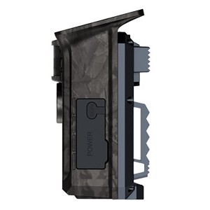 Technaxx Solar-Wifi-Wildcam TX-326, Seitenansicht der Kamera zur Tier- und Hausüberwachung.