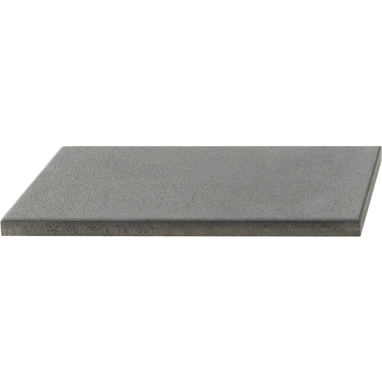 Dunkelgraue Kann Terrassenplatte Casavera Maxx, 80x40 cm, kugelgestrahlte Oberfläche.