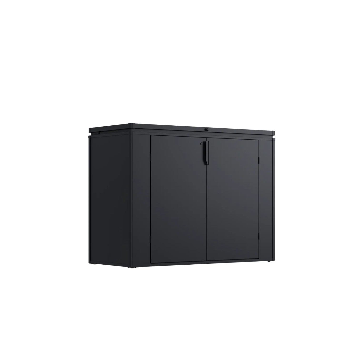 Weide Gartenbox 1340 L Anthrazit Aus Verzinktem Stahl Wetterfest
