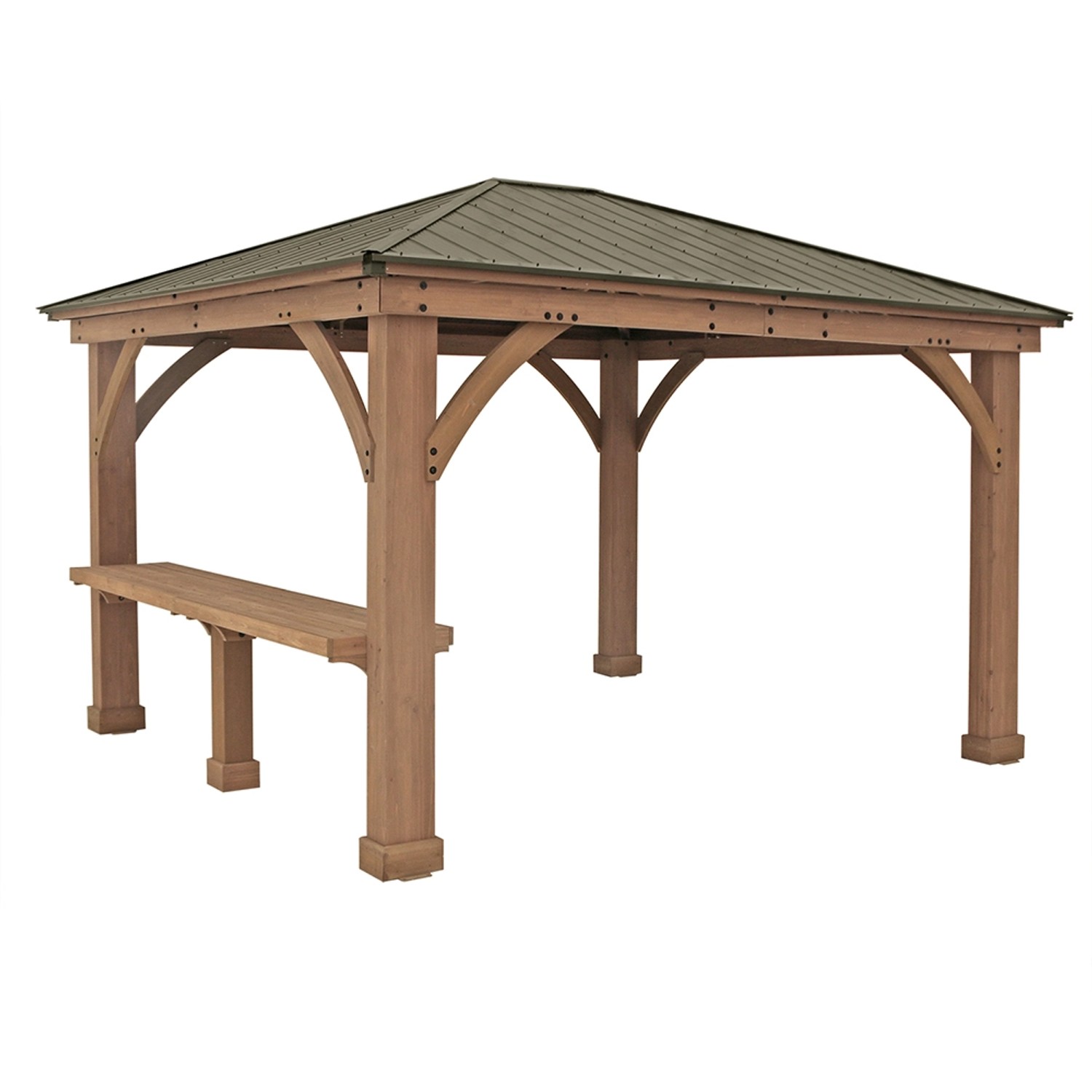 Westmann Seitenablage für Pavillon (BxHxT) 299 cm x 96 cm x 59 cm FSC®