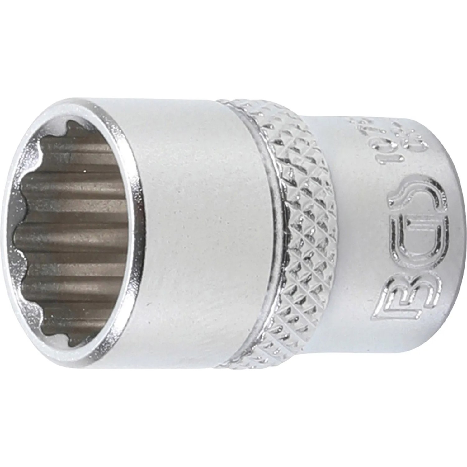BGS Steckschlüssel Einsatz Zwölfkant Antrieb Innenvierkant 6 3 Mm  1 4 Zoll  SW 12 Mm 10782
