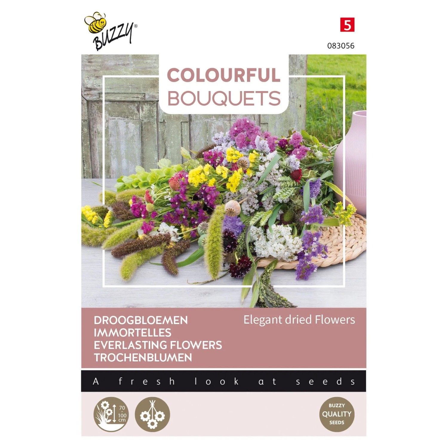 arborix Trockenblumenmischung 'Elegant Dried Flowers' Buzzy Colourful Bouquets Samen Ca. 5 G Für Trockensträuße