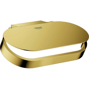 Grohe WC-Papierhalter Selection mit Deckel in Cool Sunrise Gold.