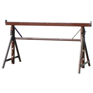 Schake Putzergerüstbock Combi N, braun, aus Stahl, höhenverstellbar für Bauarbeiten.