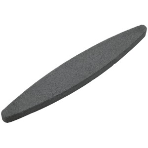 Grauer LUX Sensenwetzstein Classic zum Schärfen von Gartenscheren und Baumscheren.
