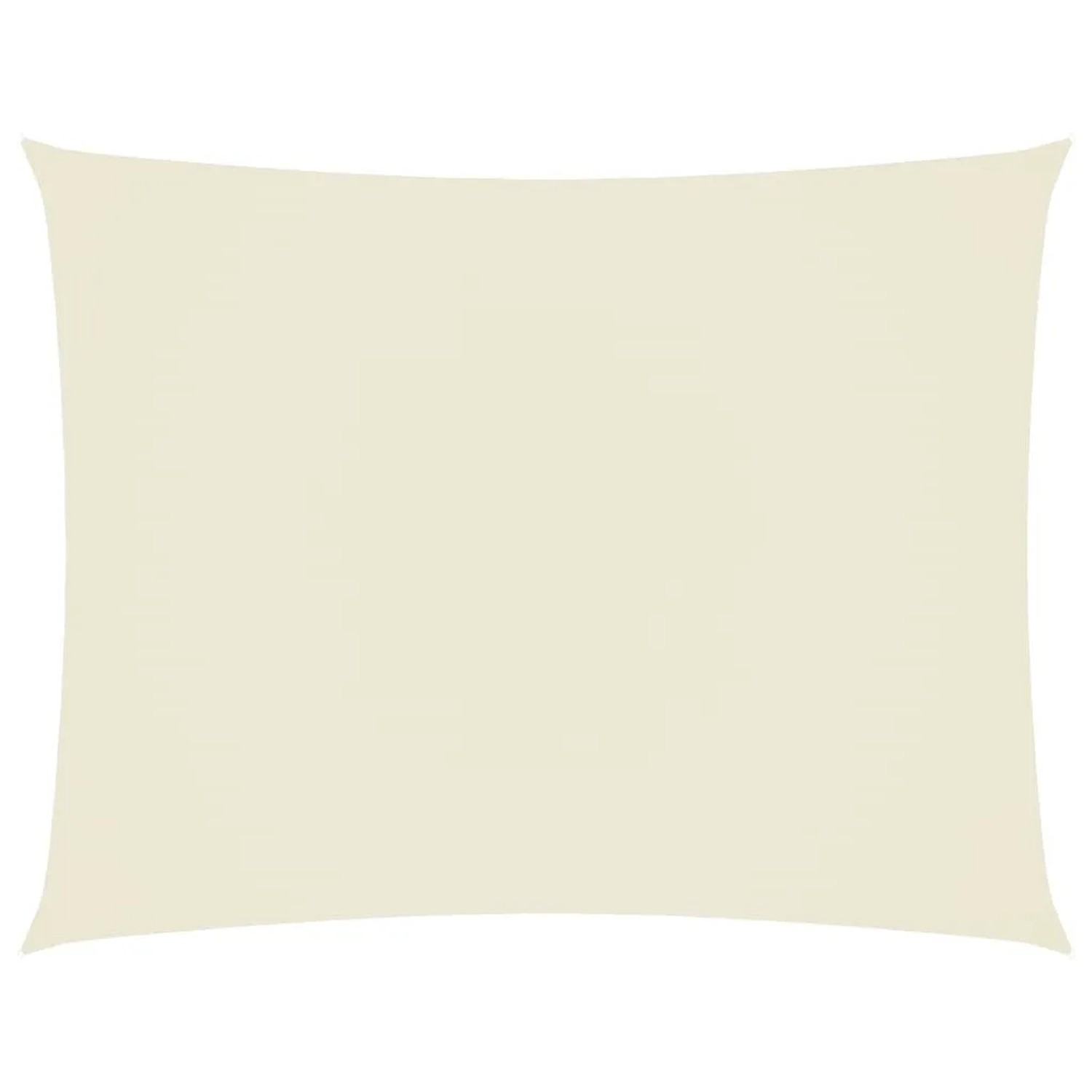 vidaXL Sonnensegel Oxford-Gewebe Rechteckig 4x6 m Creme 42299
