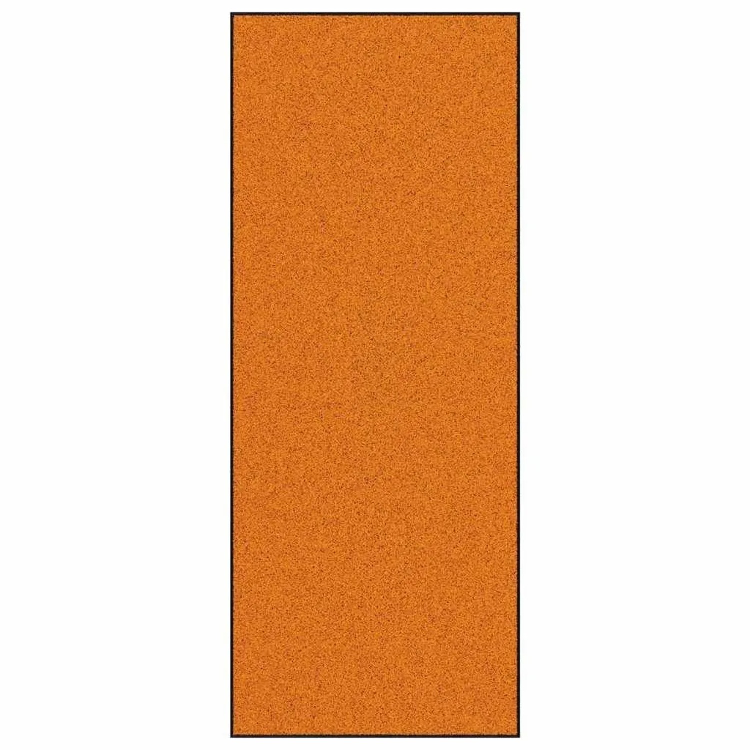 vidaXL Fußmatte Orange und Schwarz 120 x 300 cm Polyamid und PVC 4100746 günstig online kaufen