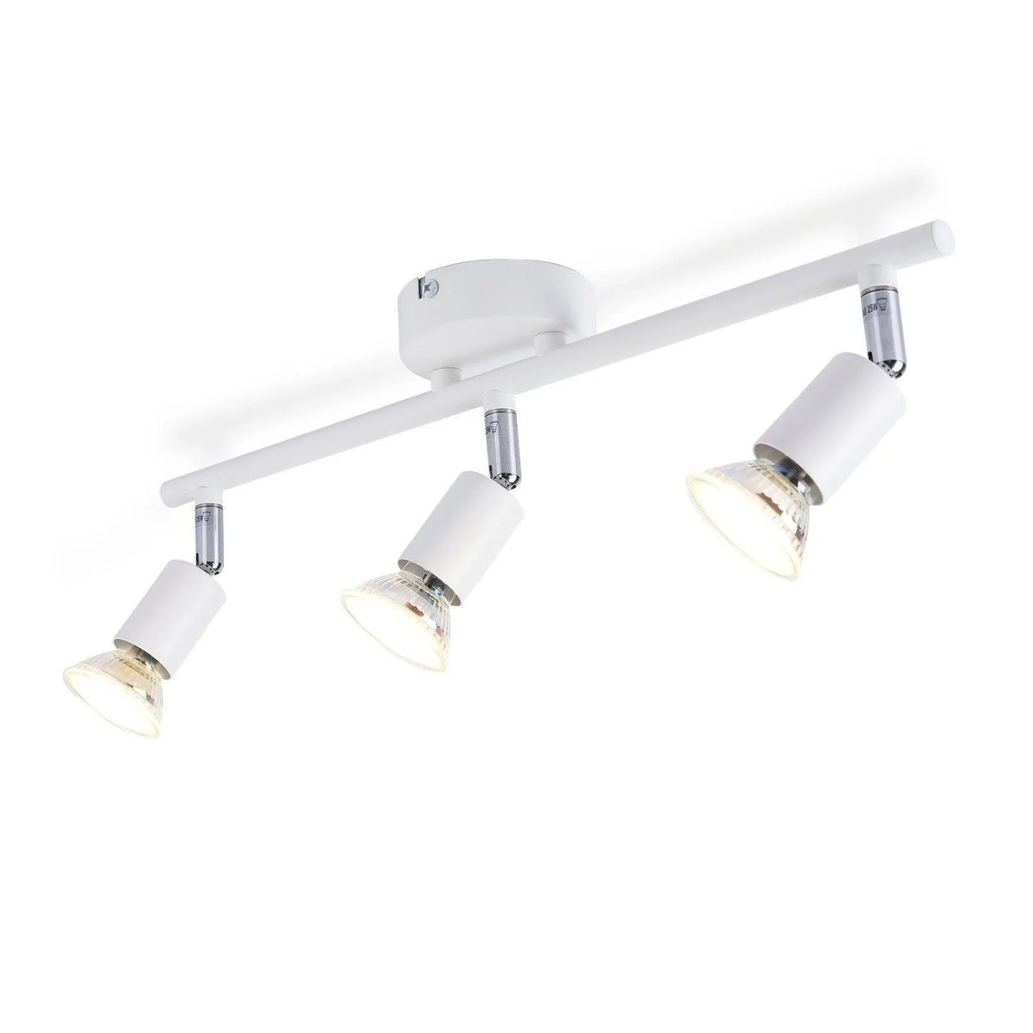 NETTLIFE Deckenstrahler aus Metall 3xGU10 Weiß-2