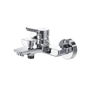 AM.PM X-Joy S Wannenarmatur Aufputz Chrom: Einhebel-Mischer für Badewanne und Dusche.