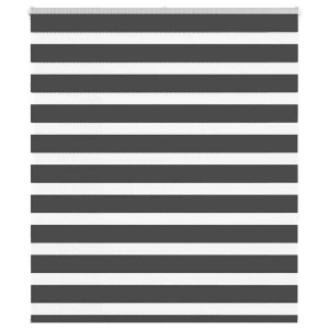 vidaXL Doppelrollo Schwarz 130x150 cm Stoffbreite 125,9 cm Polyester 4014241