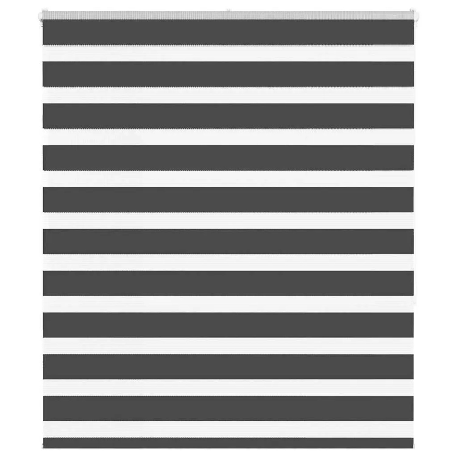 vidaXL Doppelrollo Schwarz 130x150 cm Stoffbreite 125,9 cm Polyester 401424 günstig online kaufen