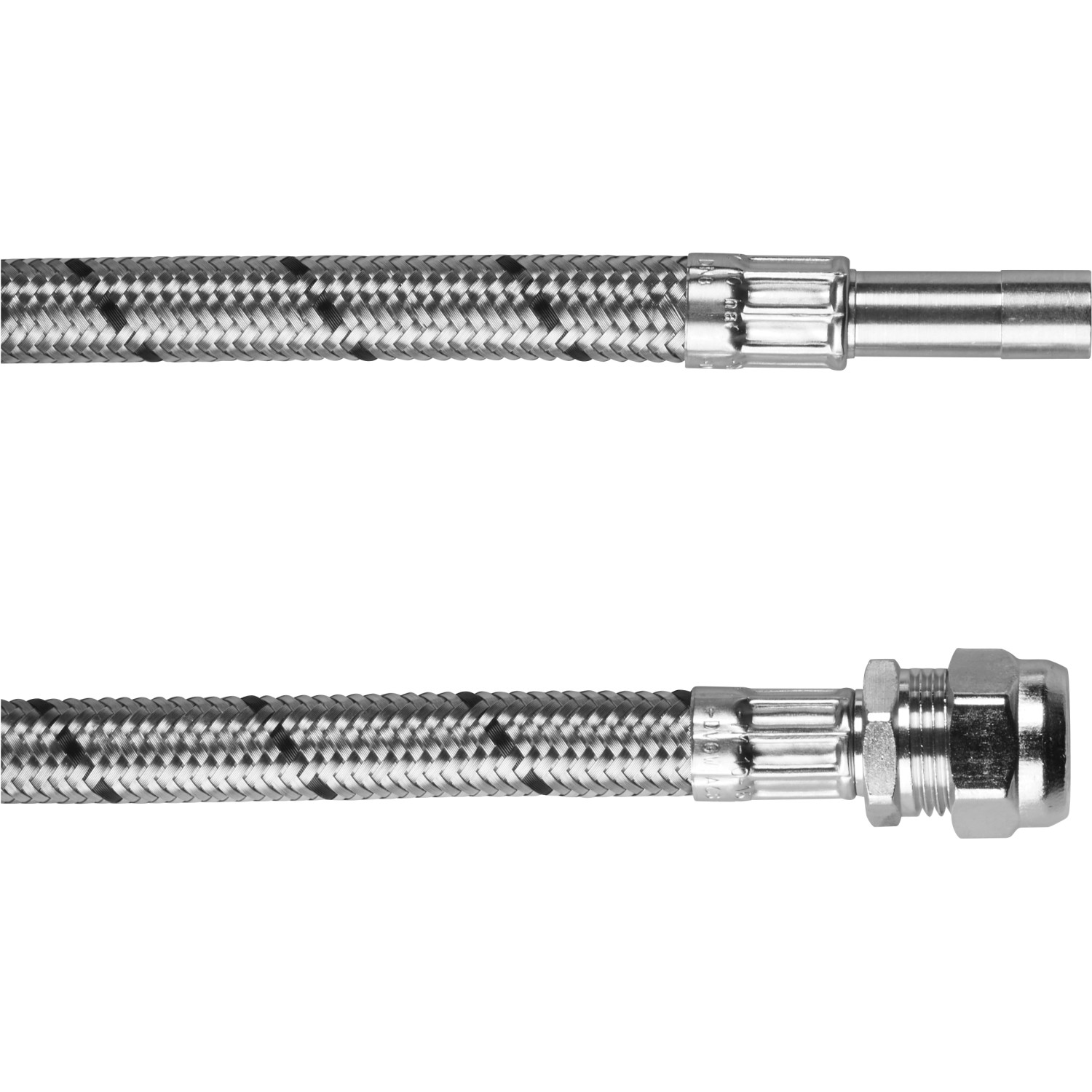 Mischdüsenschlauch 30 cm Silber