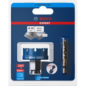Bosch Expert Lochsäge Carbide Sheet Metall Ø 40 mm für Bleche bis 5 mm Stärke.