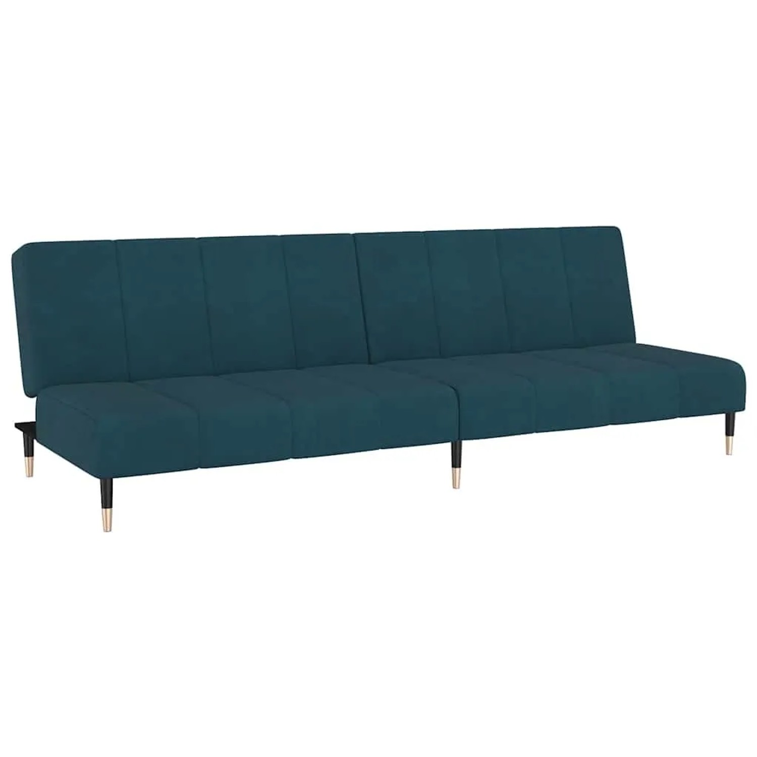 vidaXL Schlafsofa 2-Sitzer Blau Samt 375873 günstig online kaufen