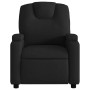 Schwarzer vidaXL Massagesessel Modell 2 aus Stoff, Relaxsessel mit Vibrationsmassage.