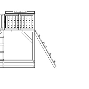 Prestige Garden Kletterwand-Modul KDI für Stelzenhäuser