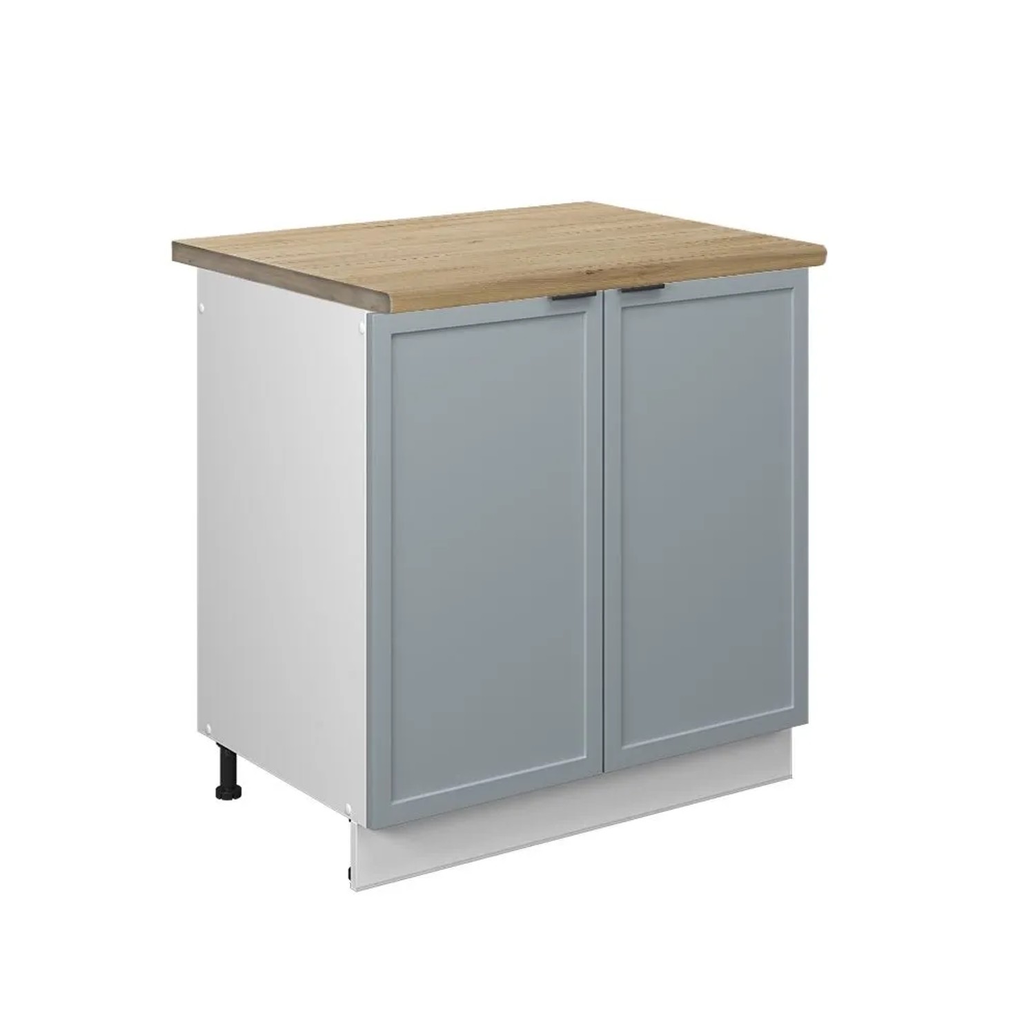 Vicco Spülenunterschrank Fame-Line HellBlau-Grau 80 x 82 AP Eiche Art Nr 50912
