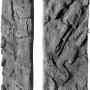 Juwel Filterverkleidung Stone Granite, zweiteilig, Felsstruktur in Grau für Aquarienfilter.