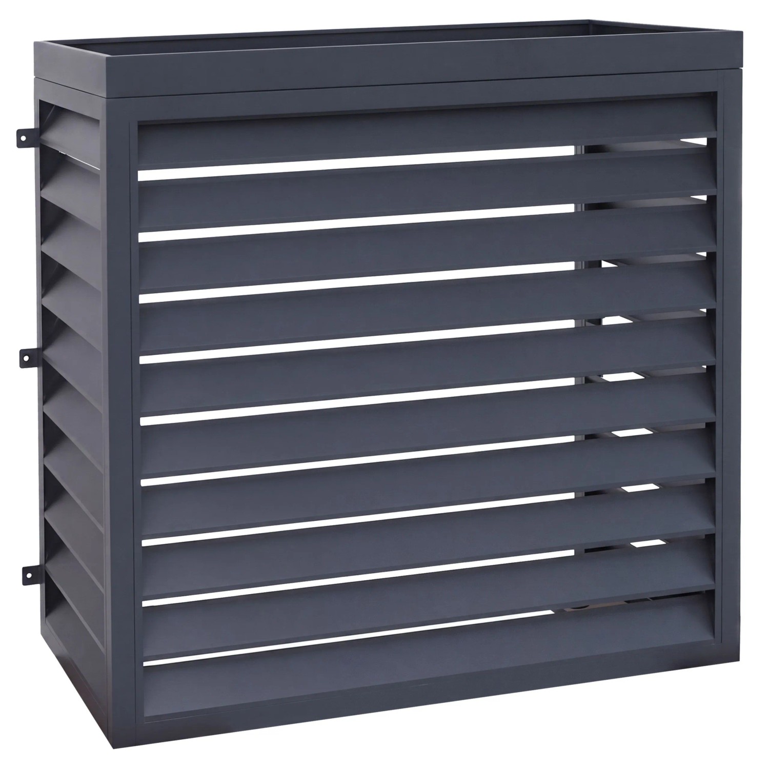 MCW Verkleidung Für Klimaanlage/Wärmetauscher O43 Metall 118x124x65cm Anthrazit