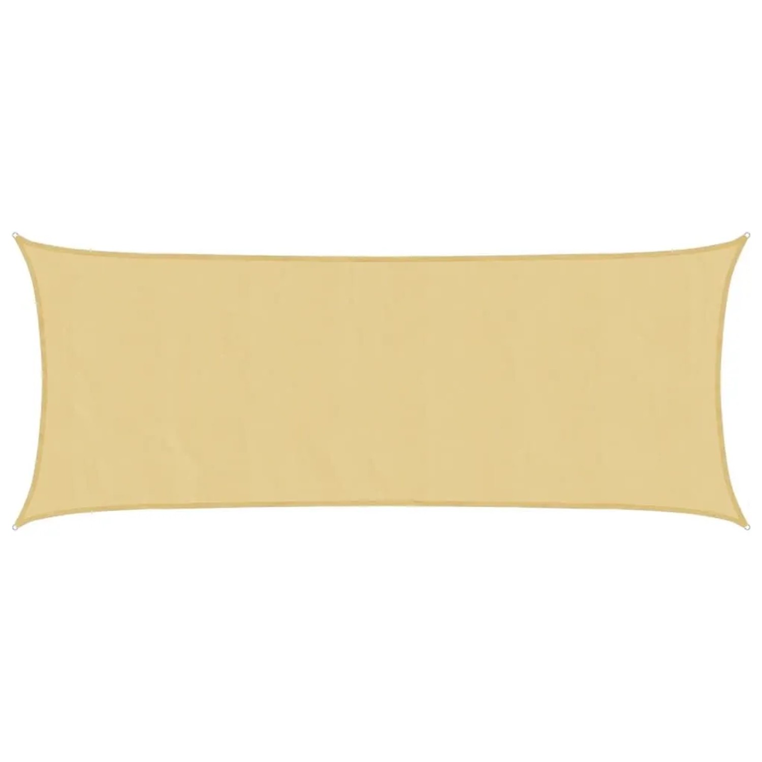 vidaXL Sonnensegel Sandfarbe 4,5x2 m 100% Polyester Oxford 4000563