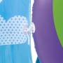 Detailaufnahme: Verbindungselement des Up, In & Over Regenbogen Trampolins.
