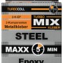 Boldt 2-K-Epoxykleber Steel Maxx TurboMix 115g, ein 2-Komponenten Metallkleber als XXL Komplettset.
