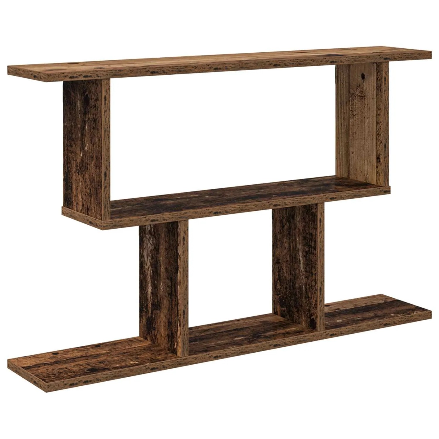 vidaXL Wandregal Altholz 80 x 15 x 50,5 cm Holzwerkstoff 8012290