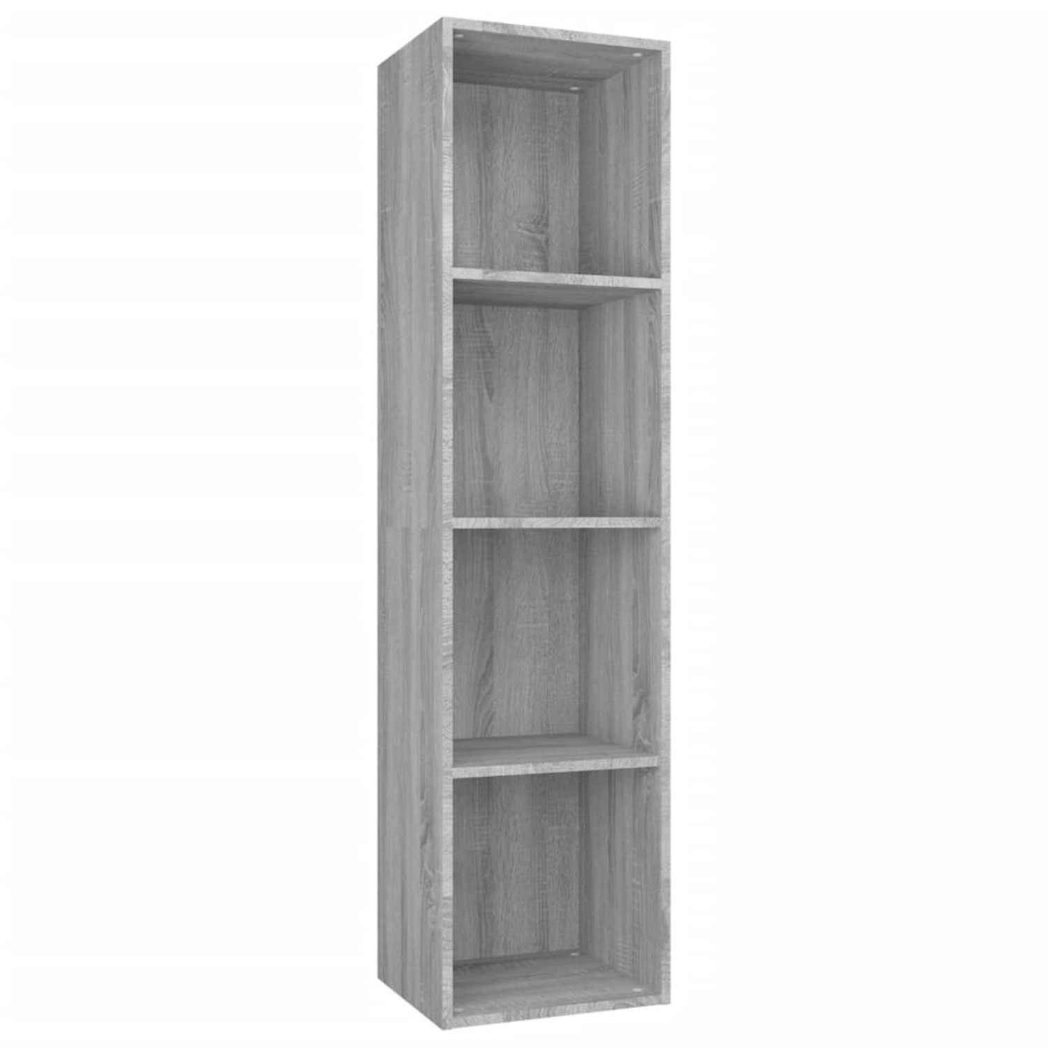 vidaXL Bücherschrank/TV-Schrank Grau Sonoma 36x30x143 cm Holzwerkstoff günstig online kaufen