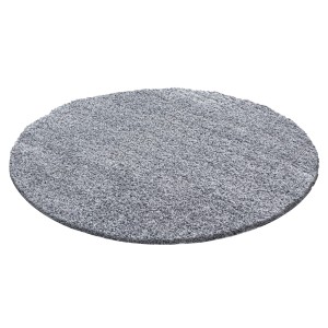 Ayyildiz Hochflorteppich Life 1500 Hellgrau Ø 160 cm
