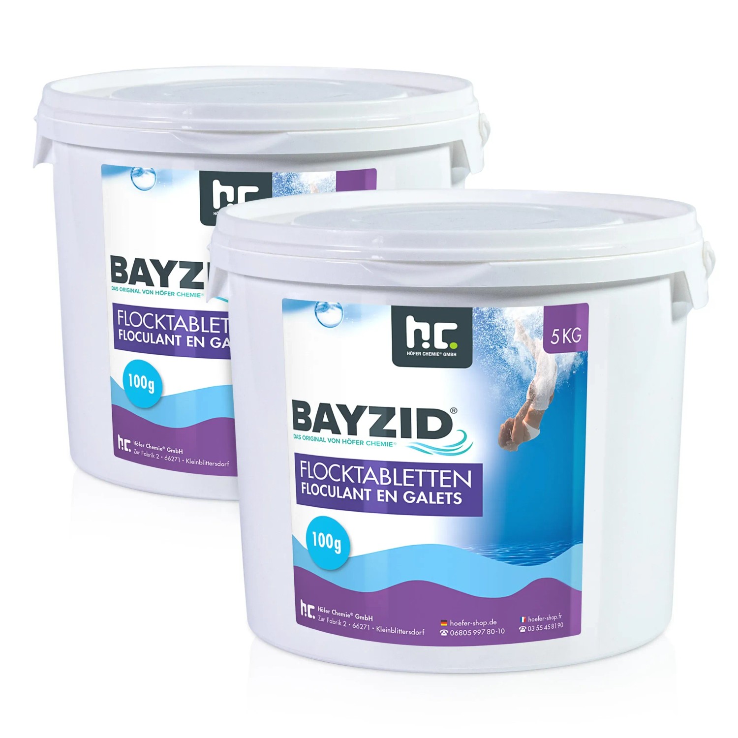 Bayzid Flocktabletten für Pools 2 x 5kg
