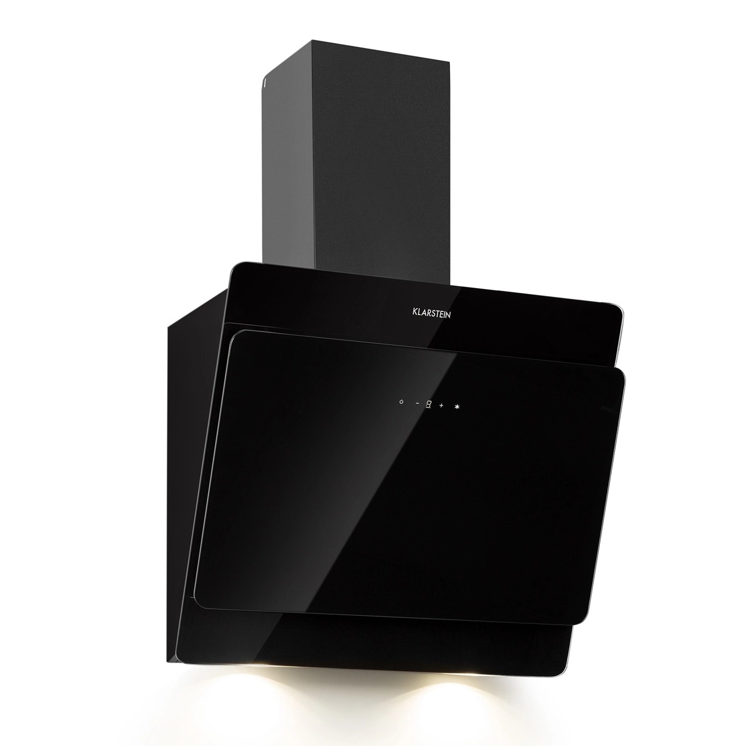 Klarstein Aurica 60 Dunstabzugshaube 60cm 600 m³/h LED Touch Glas Schwarz