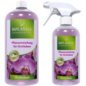 Biplantol Orchideen Spray Set: 2 Flaschen Orchideendünger zur Pflanzenstärkung und Förderung der Blühfreudigkeit.