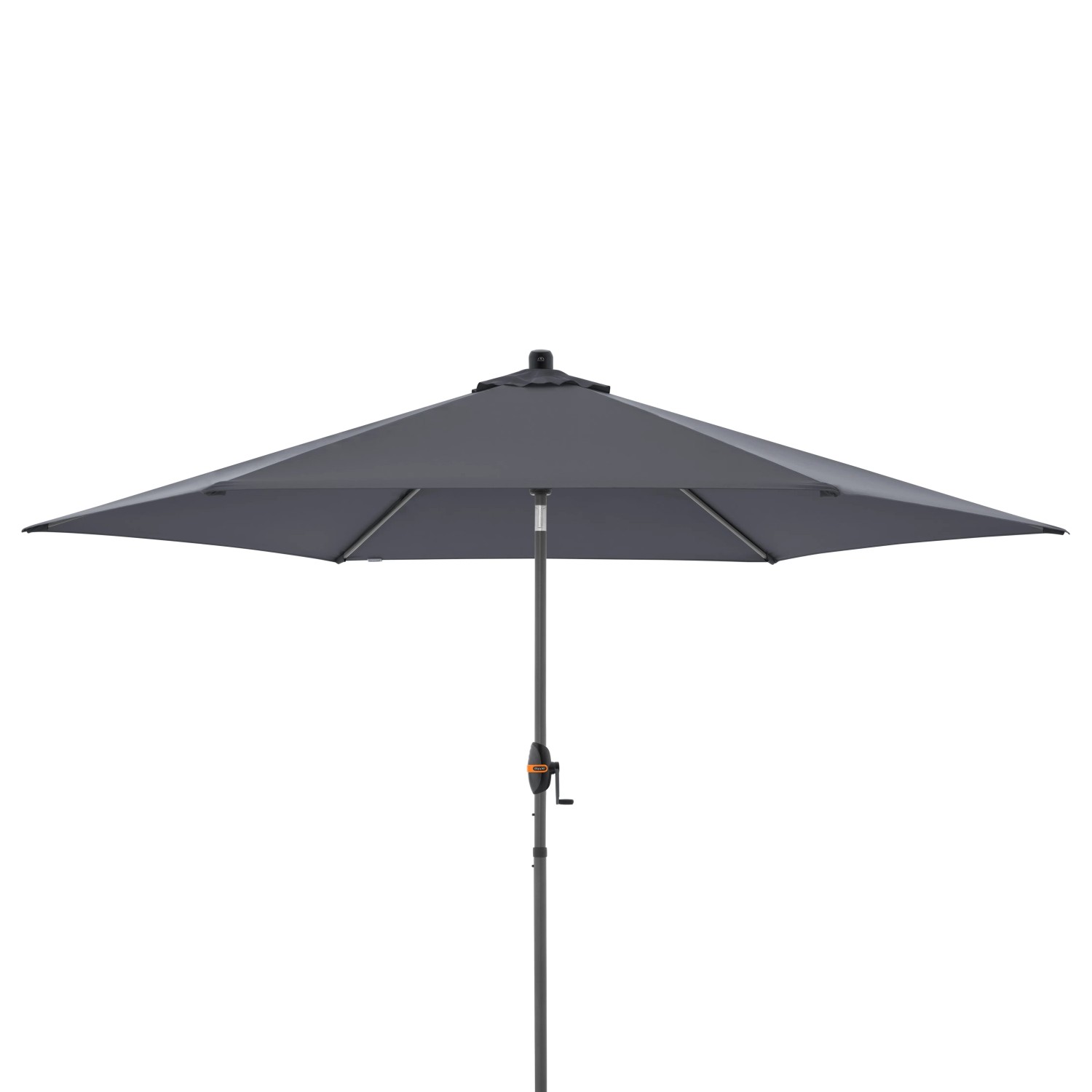 Doppler Balkonschirm MyZone, anthrazit, mit Knickfunktion und Kurbel.