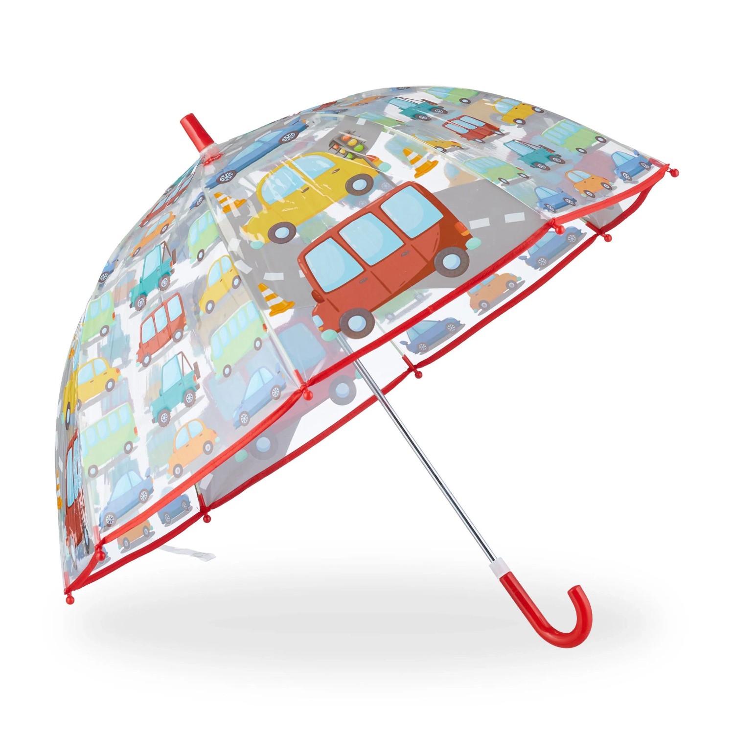 Relaxdays Regenschirm Kunststoff Eisen für Kinder 65 cm x 73 cm 210 g
