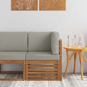 vidaXL Outdoor Ecksofa Massivholz Akazie Natur 900501