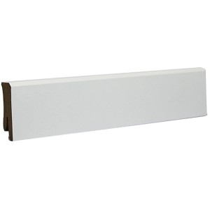 Decolife Sockelleiste Comfort Light, 1 Stück, weiß, zur Wandbefestigung.