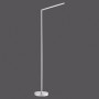 Moderne LED-Stehleuchte Dawda aus Stahl, höhenverstellbar von 125 bis 165,5 cm.