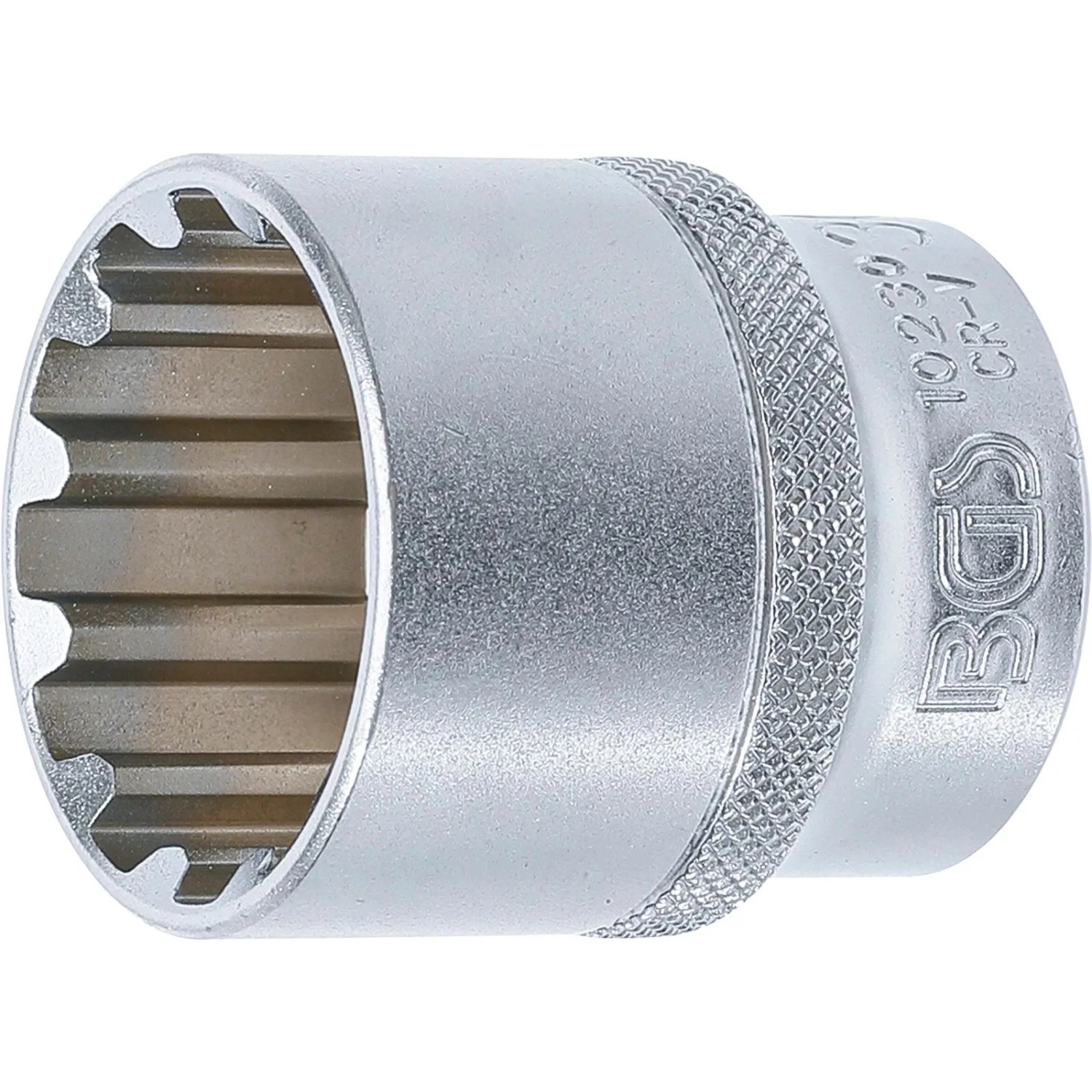 BGS Steckschlüssel Einsatz Gear Lock Antrieb Innenvierkant 12 5 Mm  1 2 Zoll  SW 30 Mm 10230