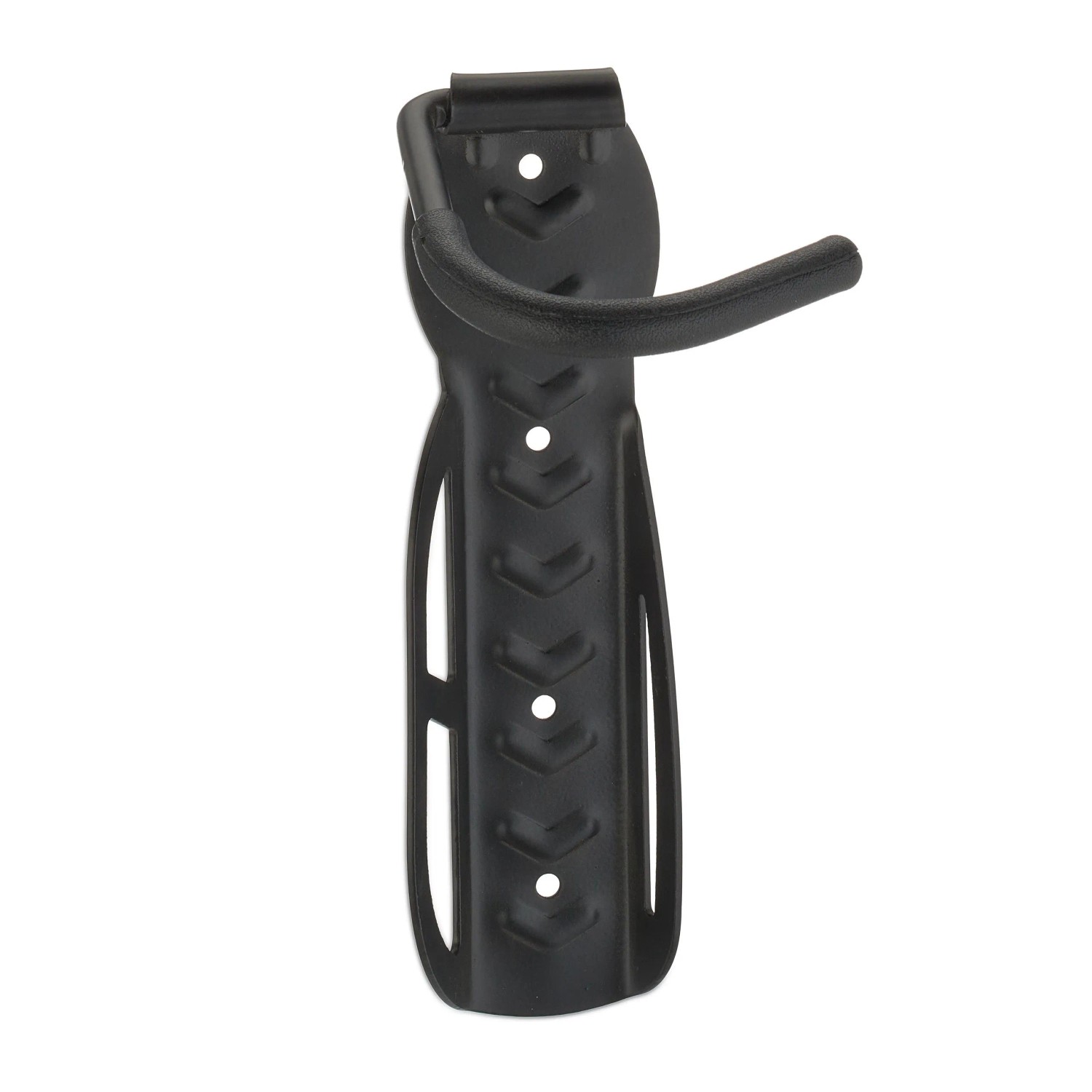 Relaxdays Fahrrad Wandhalterung 6er Set Stahl Schwarz 25,5 cm x 11 cm x 14 cm