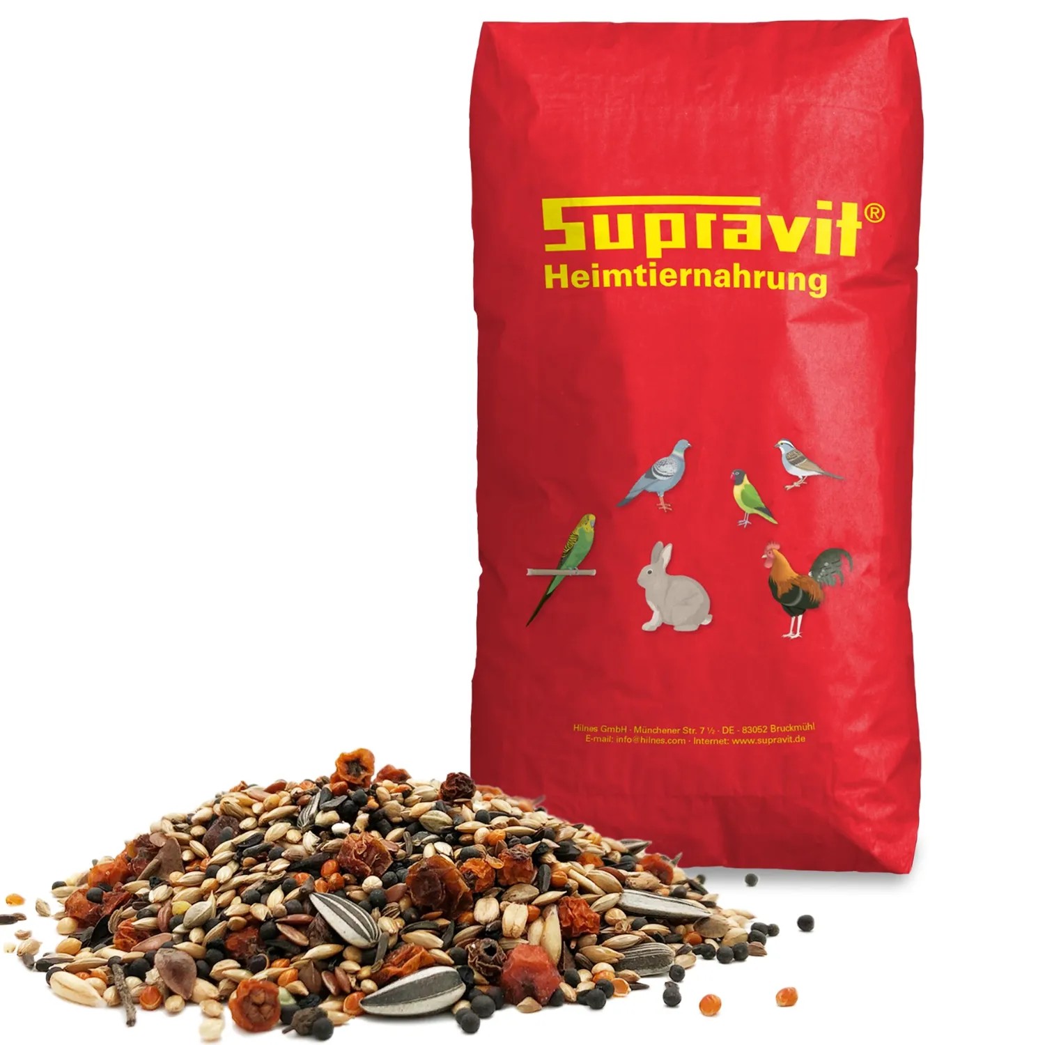Supravit Waldvogelfutter mit Sonnenblumenkerne Vorratspack