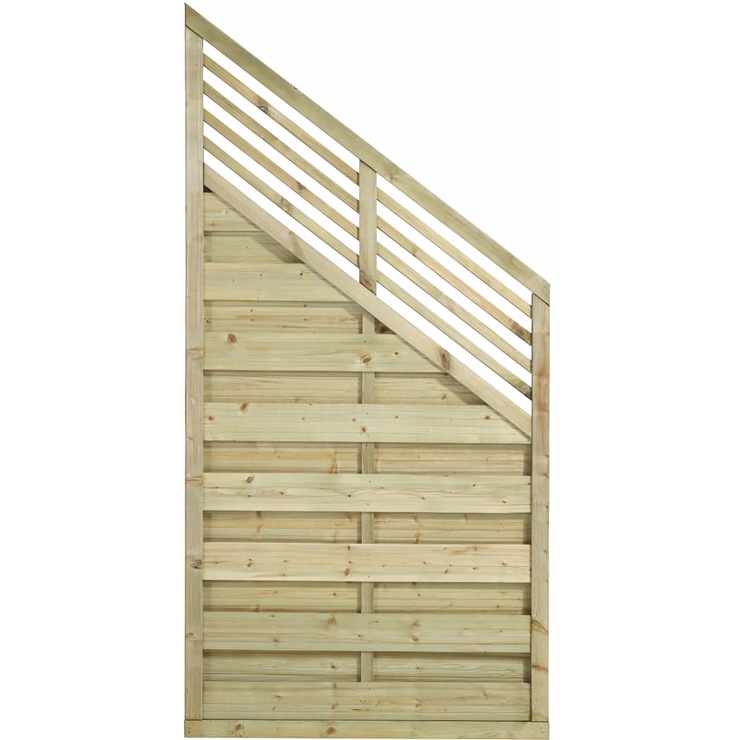 Plus Holz Sichtschutzzaun Newline Nadelholz druckimprägniert 90/180 cm x 110 cm