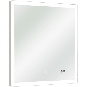 Pelipal Quickset 360 Spiegel, 70 cm, mit LED-Profil, Touchsensor und Uhr.