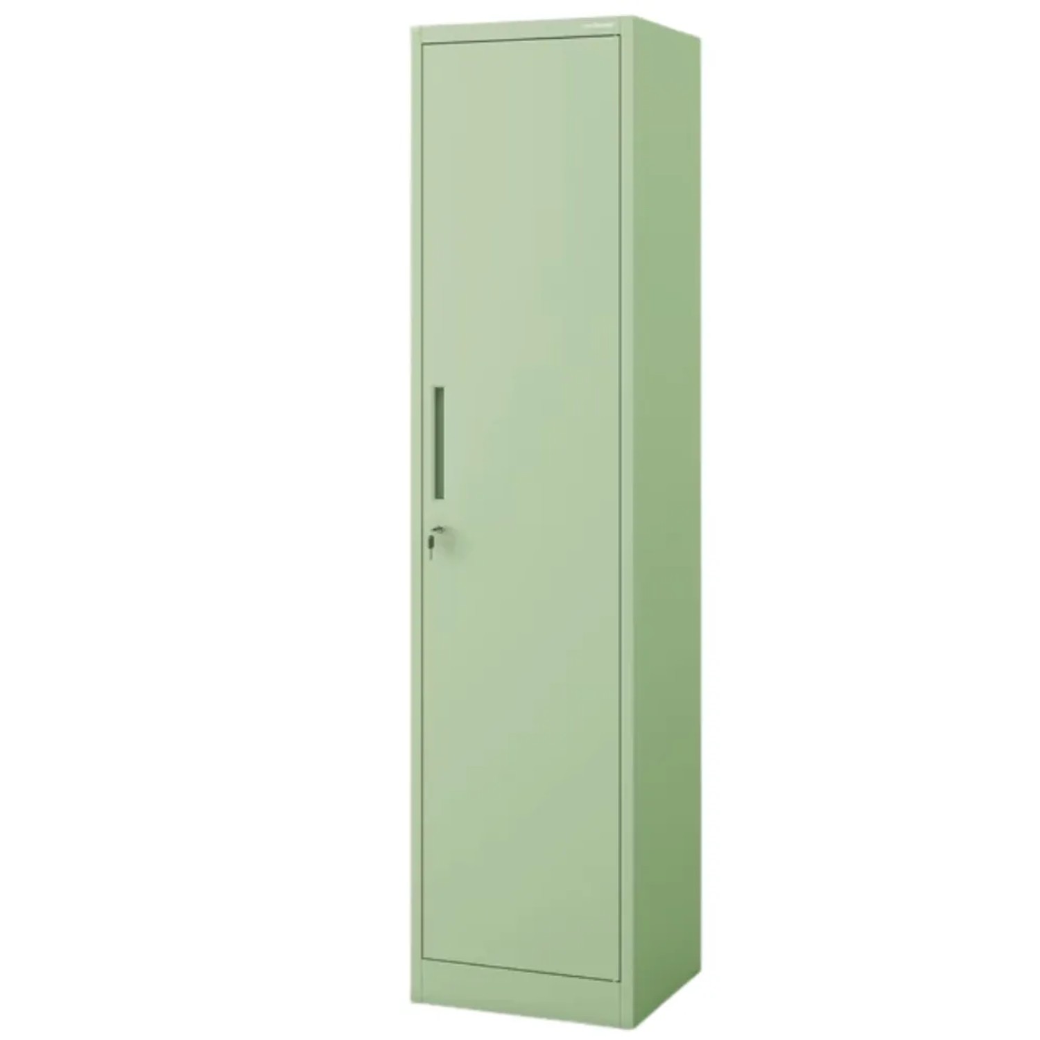 JAN NOWAK Aktenschrank Abschließbar ALEX mit Flügeltüren 185 x 45 x 40 cm PastellGrünfarbig