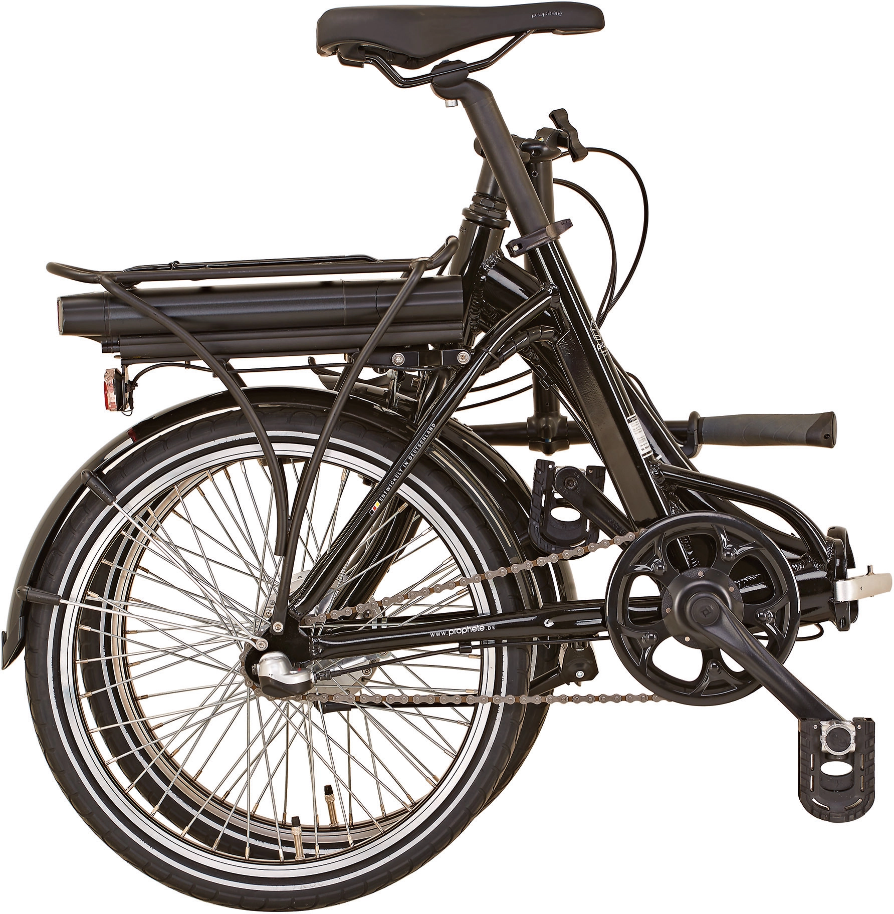 Prophete E-Bike Unisex City-Fahrrad bei Urbanicer 20.ESU.10 20\
