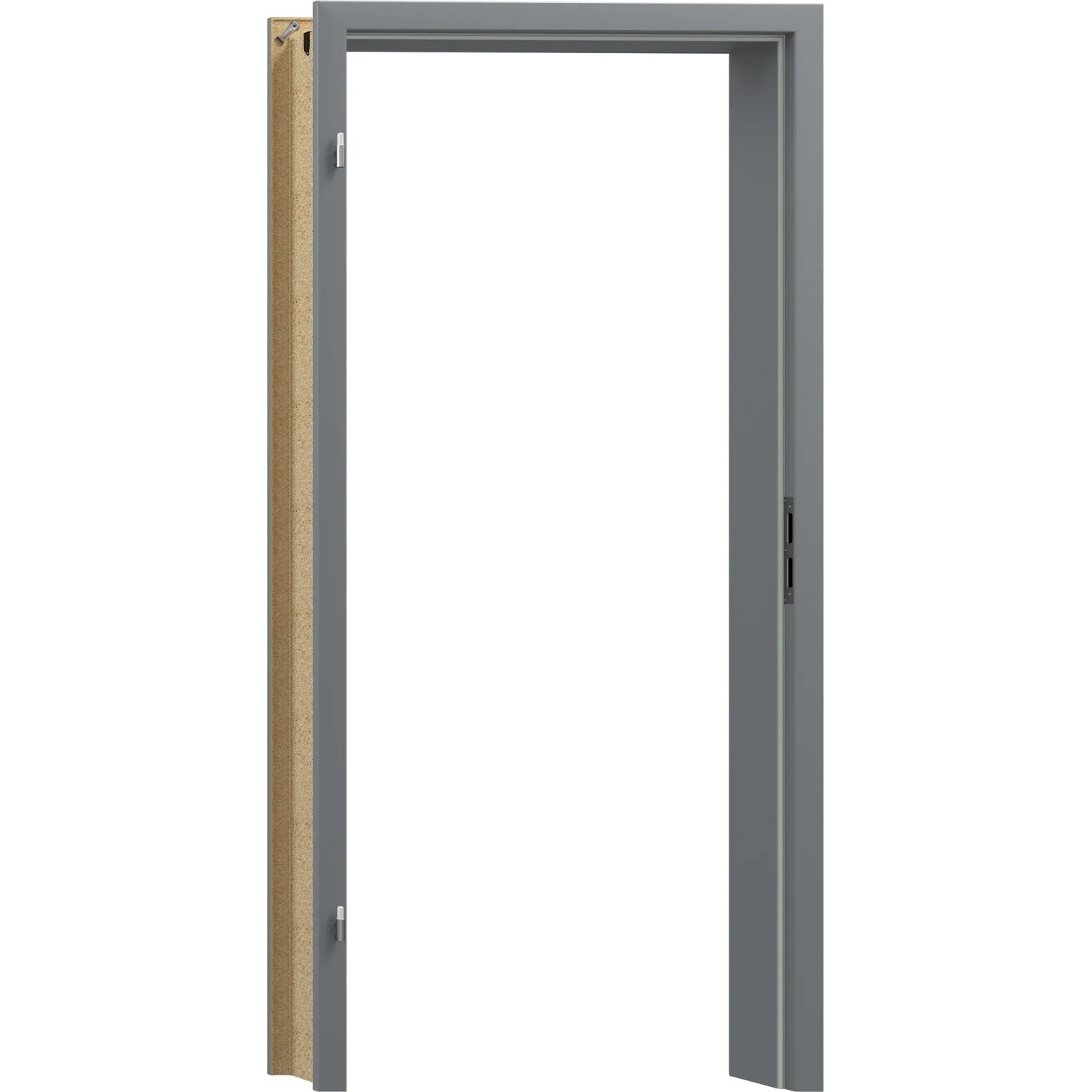 Türzarge GLN747 Staubgrau 86 cm x 198,5 cm x 12,5 cm Anschlag L