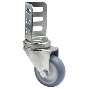 Wagner Apparate-Lenkrolle, 5 cm Durchmesser, Tragkraft 50 kg, mit Stahlgehäuse und Soft-Rad