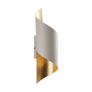 Lindby Wandleuchte Wandlampe Innen Vanni 9624316 Modern in Weiß aus Metall 1-flammig E27 Schlafzimmerleuchte